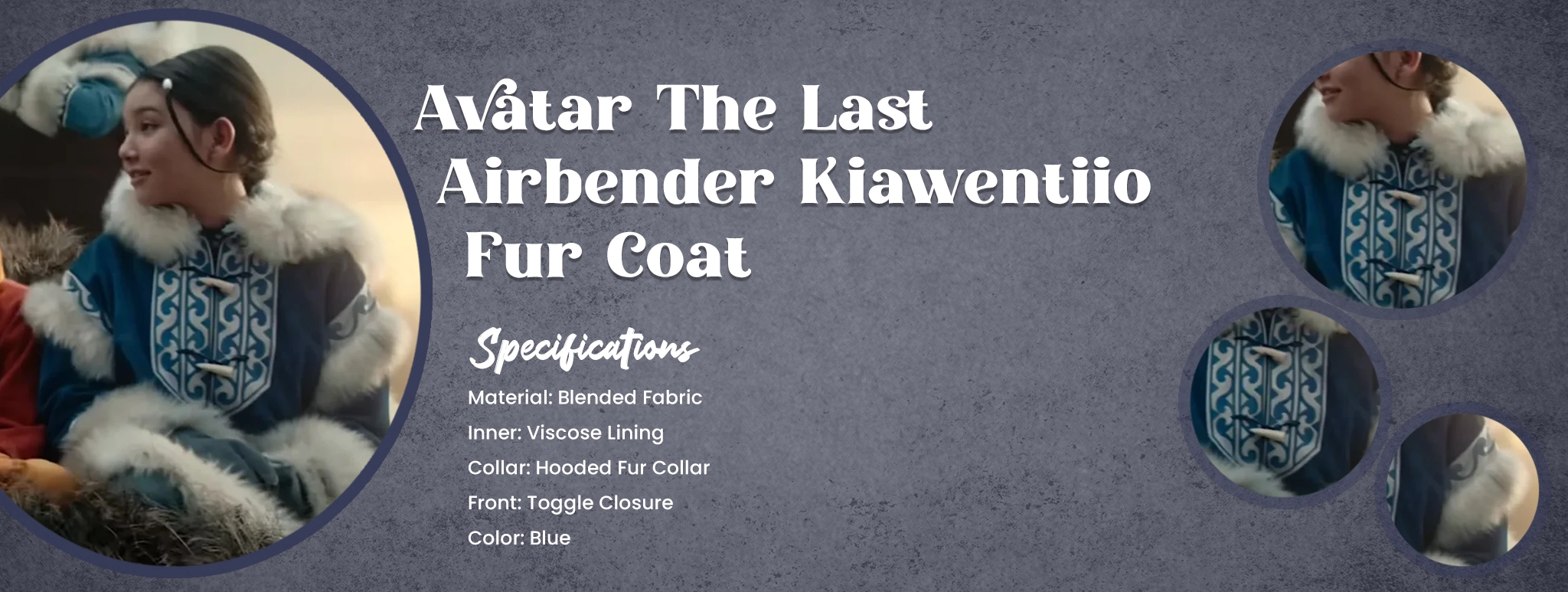 Avatar The Last Airbender Kiawentiio Fur Coat