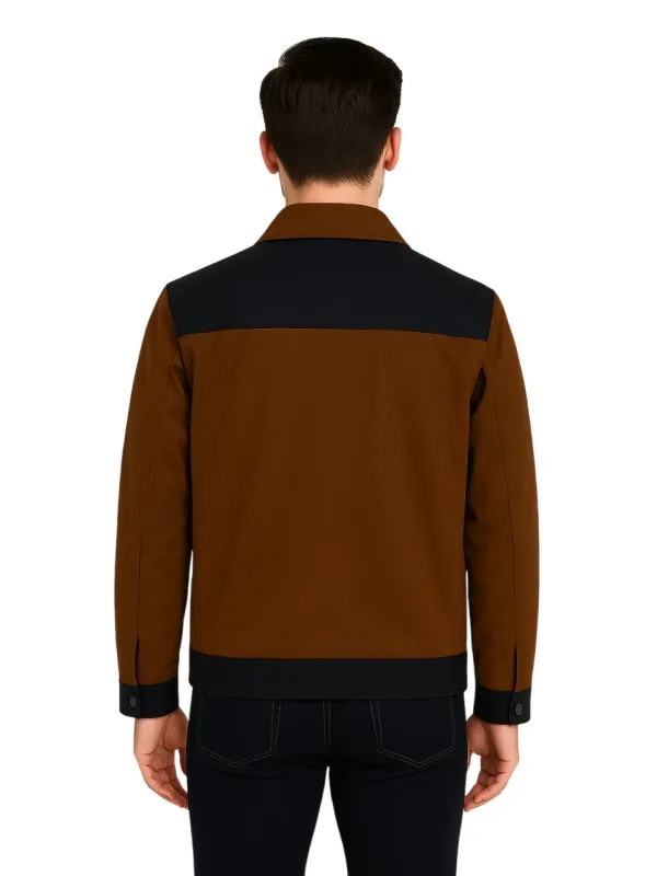 Cristiano Ronaldo Cr7 Suede Jacket (Back)