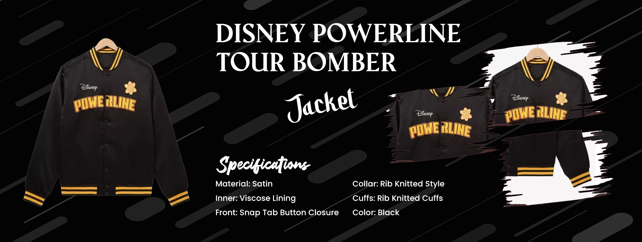 Disney Powerline Tour Bomber Jacket