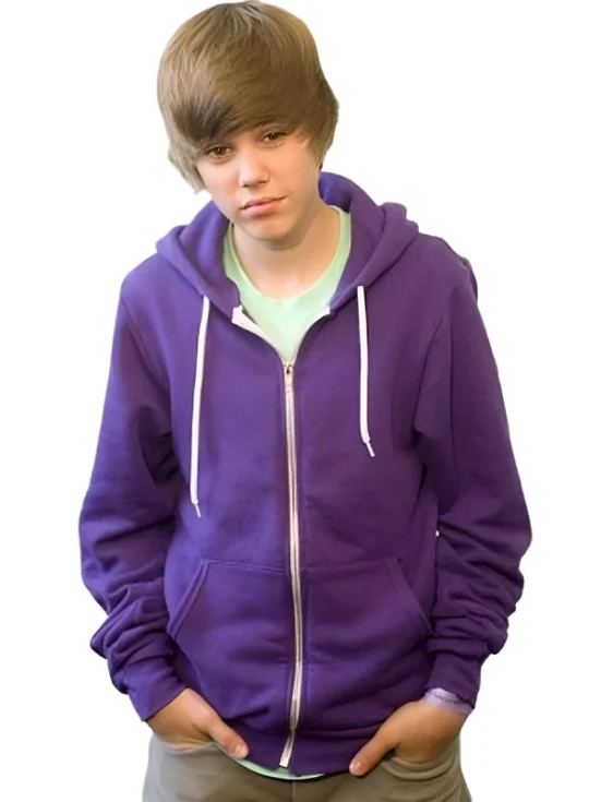 Justin Bieber Purple Hoodie