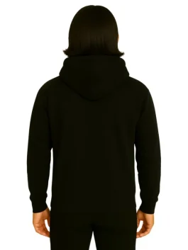 Halloween Skeleton Playing Guitar Hoodie (Back)