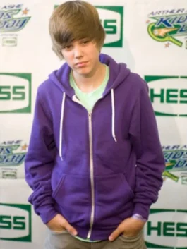 Justin Bieber Purple Hoodie Sale