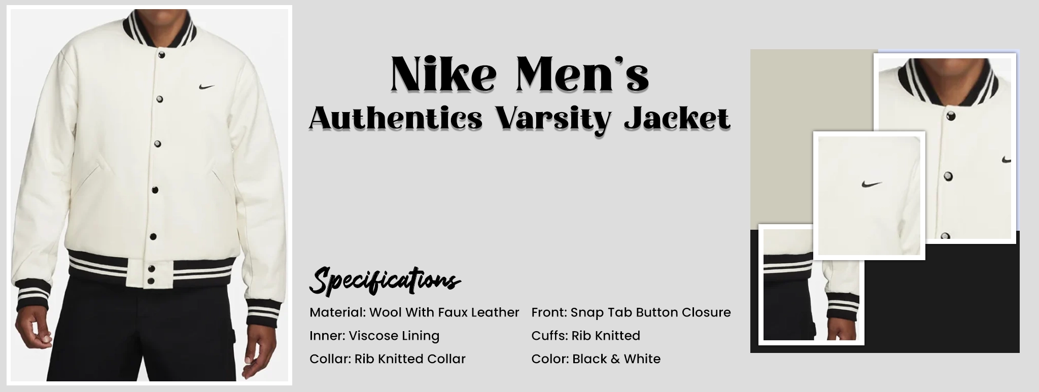Nike Men’s Authentics Varsity Jacket