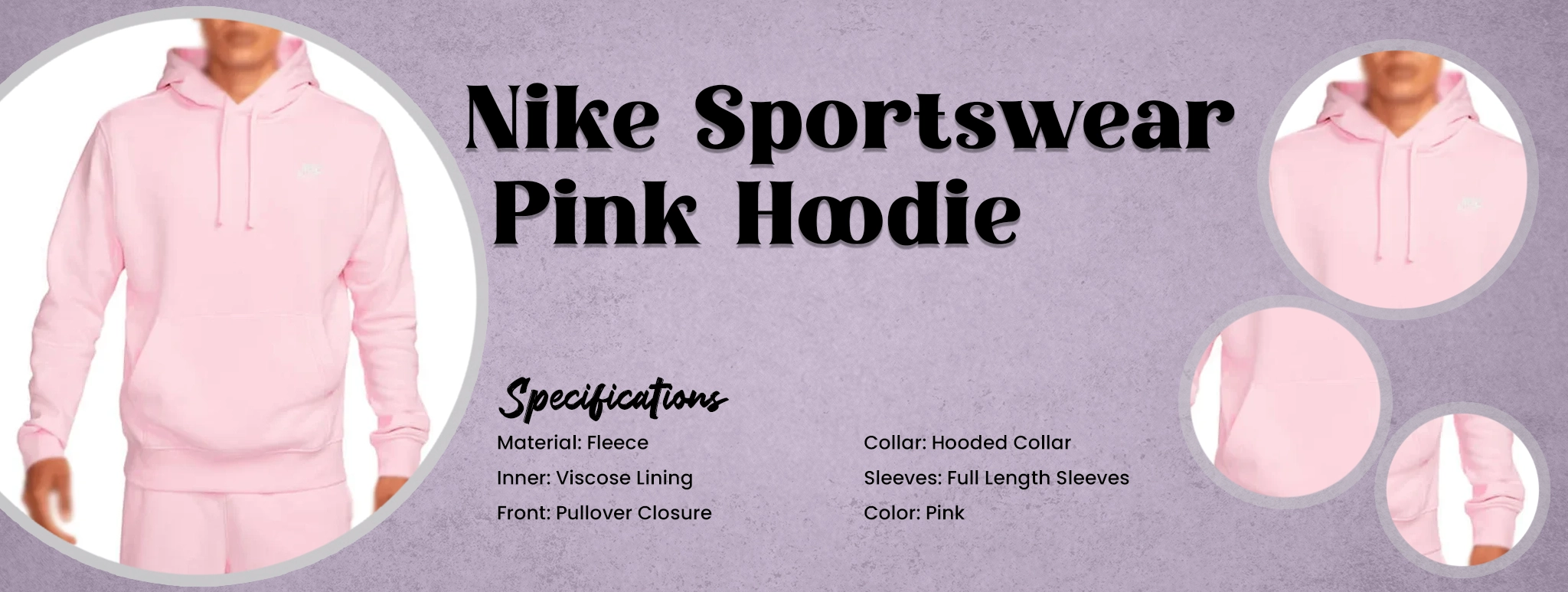 Nike Sportswear Pink Hoodie