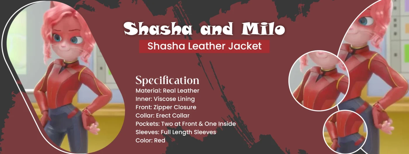 Shasha and Milo Shasha Leather Jacket