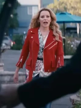 Skincare Elizabeth Banks Leather Jacket