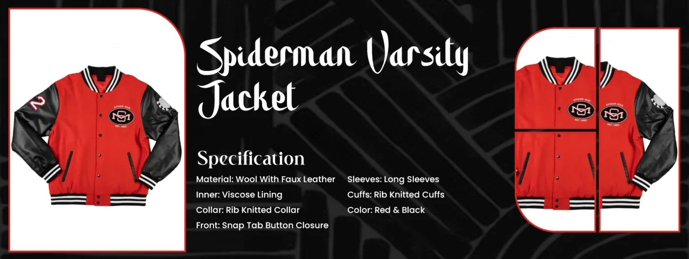Spiderman Varsity Jacket