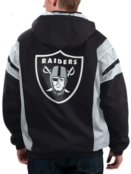 Starter Raiders Pullover Jacket back pose