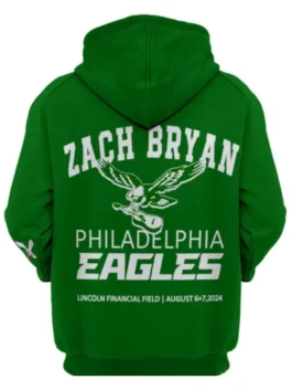 Zach Bryan Eagles Hoodie Green