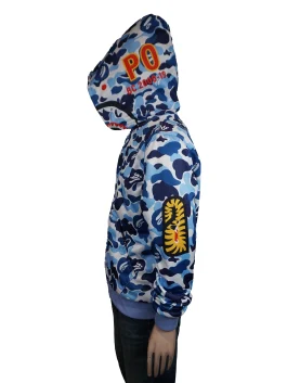 ABC Camo Shark Full Zip Hoodie