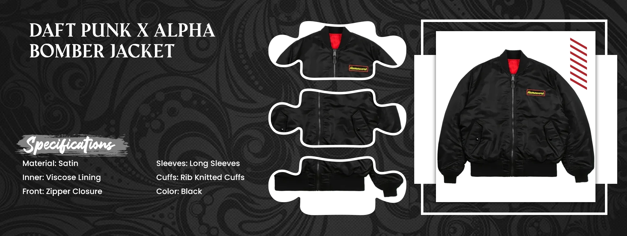 Daft Punk x Alpha Bomber Jacket