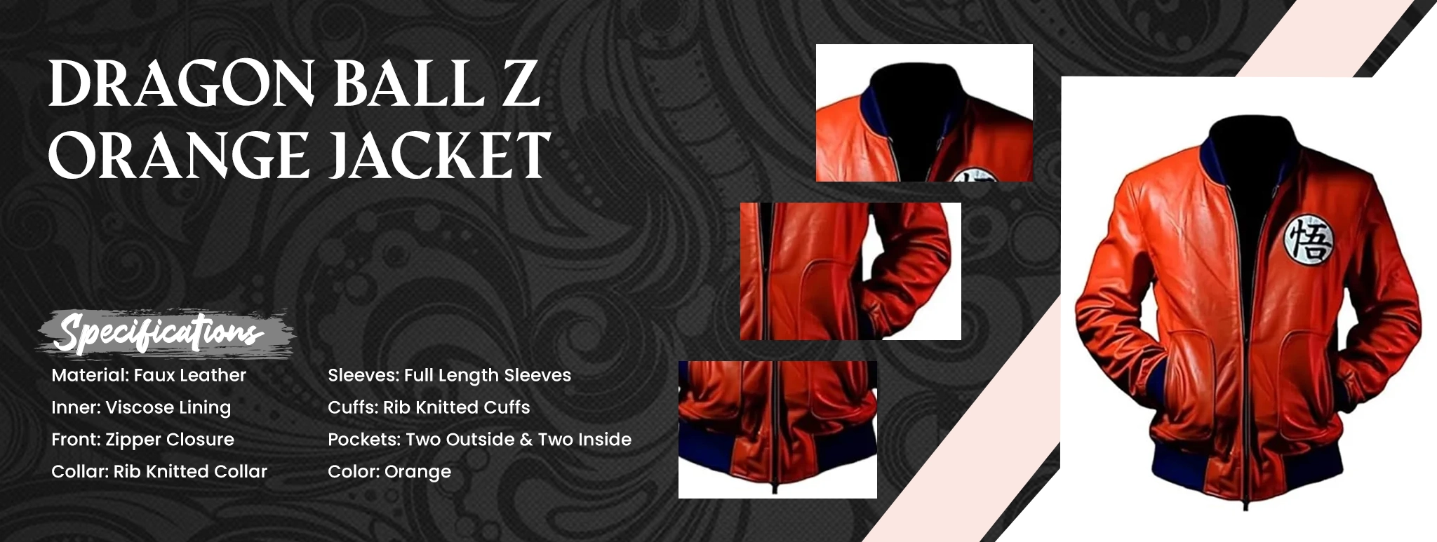 Dragon Ball Z Orange Jacket