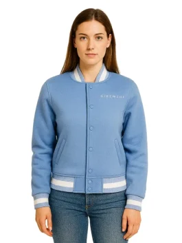 Givenchy Stars Cropped Varsity Jacket (front)