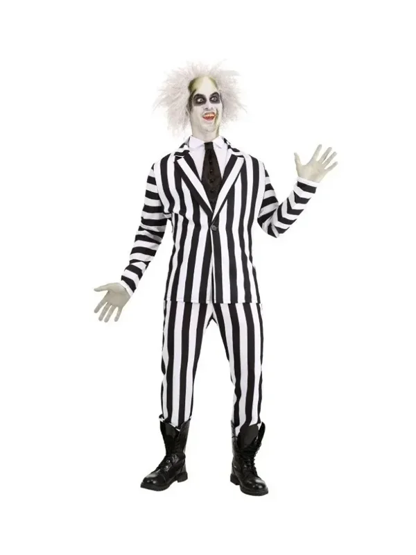 Halloween Beetlejuice Adult Suit