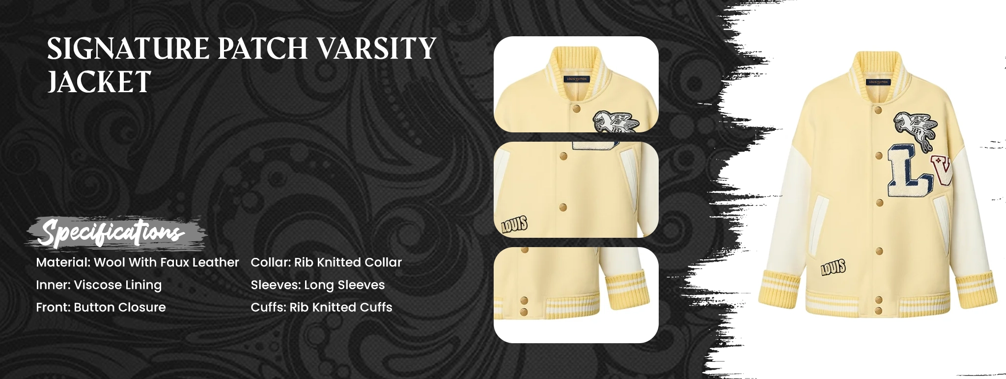 Signature Patch Varsity Jacket