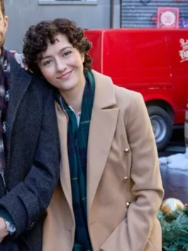 The 5-Year Christmas Party Katie Findlay Trench Coat