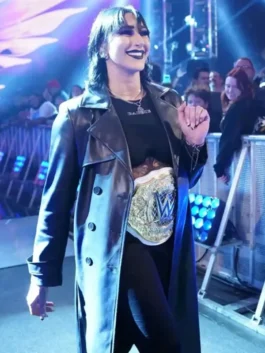 WWE Raw Rhea Ripley Leather Coat