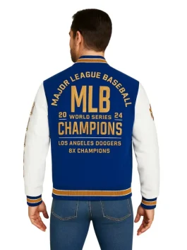 Dodgers 8X World Series Jacket (Back)