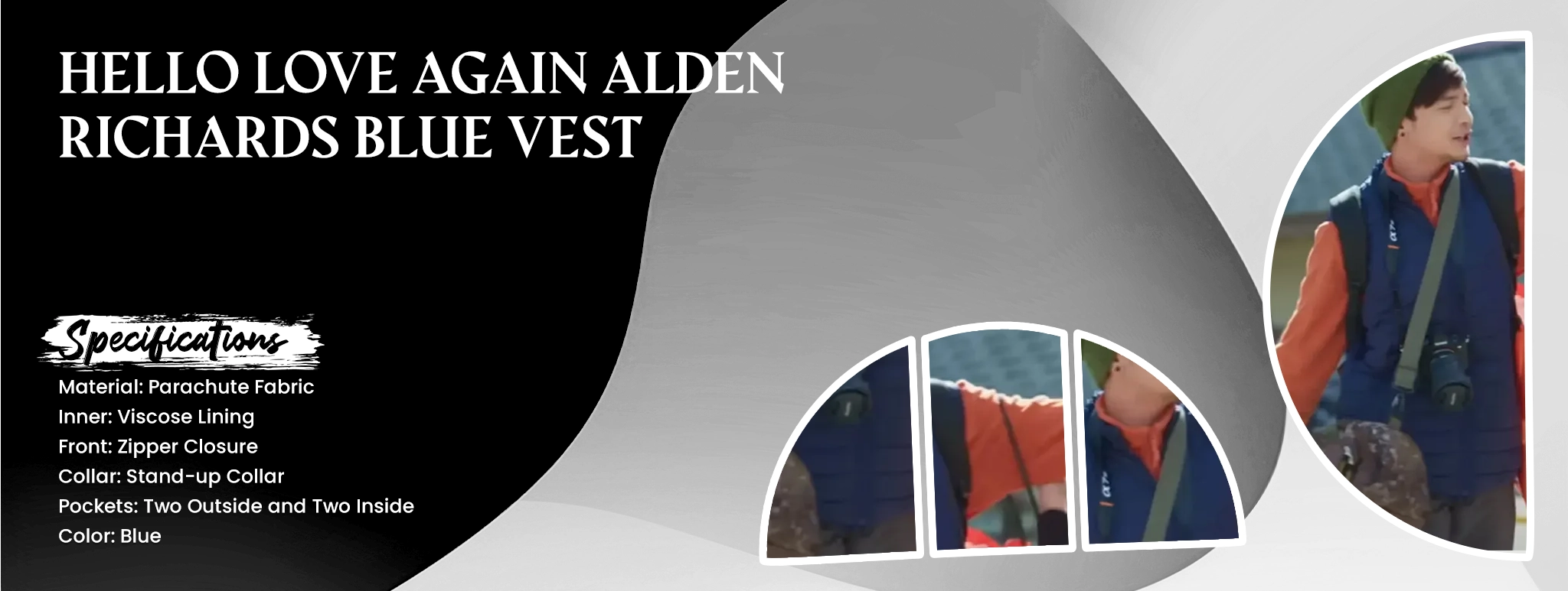 Hello Love Again Alden Richards Blue Vest