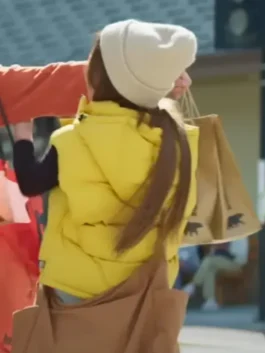 Hello Love Again Kathryn Bernardo Yellow Puffer Vest