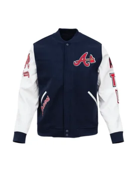 MLB Atlanta Braves Wool Varsity Jacket