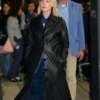 The Outrun Saoirse Ronan Black Leather Coat