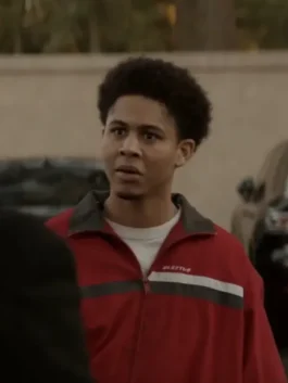 The Penguin TV Show Victor Aguilar Red Jacket