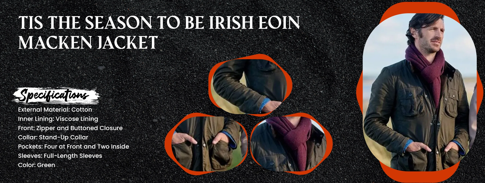 Tis the Season to Be Irish Eoin Macken Jacket