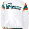 Authentic Miami Dolphins Throwback Jacket – Premium Starter Satin Design