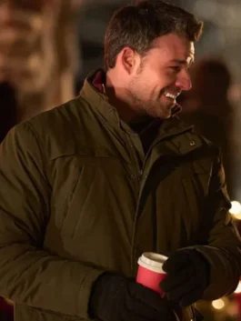 Christmas Under the Northern Lights Jesse Hutch Christmas Jacket Front Side
