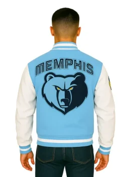Memphis Grizzlies Retro Varsity Jacket – Classic Wool Rib Letterman NBA Jacket