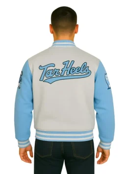 North Carolina Tar Heels Varsity Jacket – Premium NCAA OVO Edition (Back)