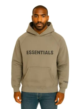 Gray Essentials Pullover Hoodie