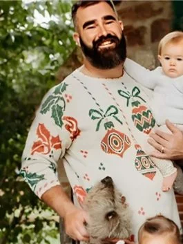 Alternative view of Jason Kelce Christmas Sweater