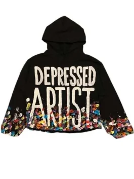 depressed artist hoodie