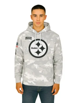Steelers Salute to Service Arctic Camo Hoodie