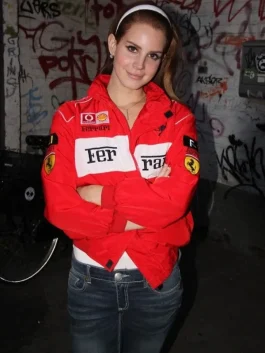 lana del rey ferrari jacket