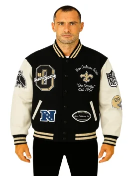 NFL New Orleans Saints Varsity Jacket