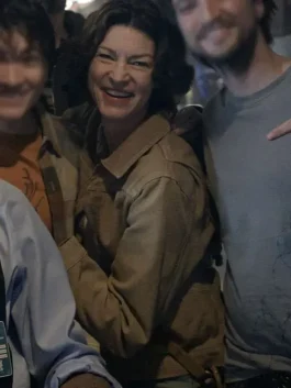 Rya Kihlstedt Final Destination Bloodlines brown jacket