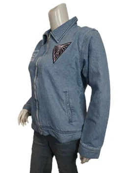 Unisex Golden State Valkyries Blue Denim Full-Zip Jacket