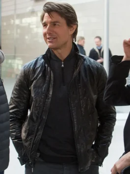 Tom Cruise Mission Impossible Rogue Nation leather jacket