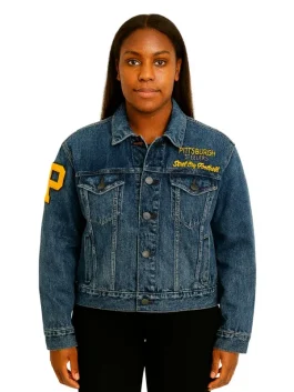 AE NFL Pittsburgh Steelers Denim Jacket