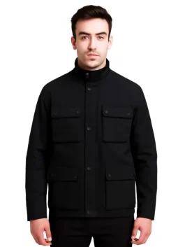 Alarum 2025 Sylvester Stallone Black Jacket