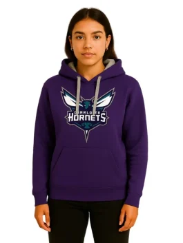 Charlotte Hornets Antigua Women’s Victory Pullover Hoodie – Purple