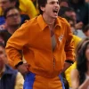 Timothee Chalamet Knicks Game Six Jacket Front