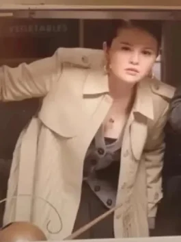 selena gomez trench coat only murders