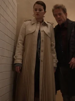 selena gomez trench coat only murders