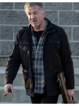 alarum-2025-sylvester-stallone-black-jacket front