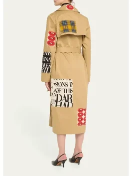 patch trench coat
