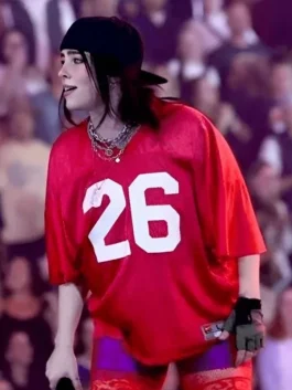 billie eilish red jersey
